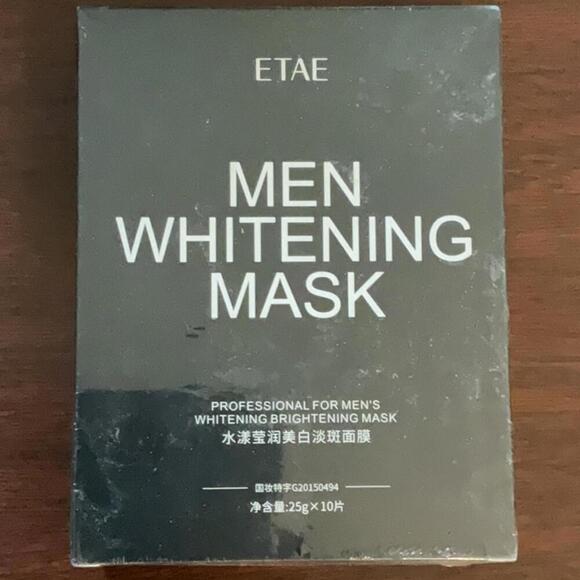 ETAE Other - Men's Whitening facial Mask New in Box